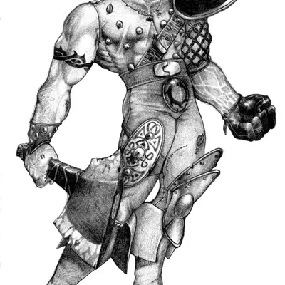 Barbarian warrior of Sescheron